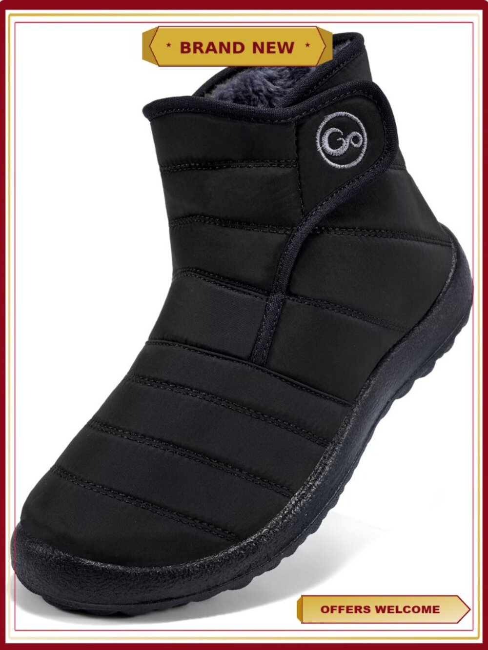Women's Winter Snow Boots Warm Lined Ankle Booties Waterproof Non Slip